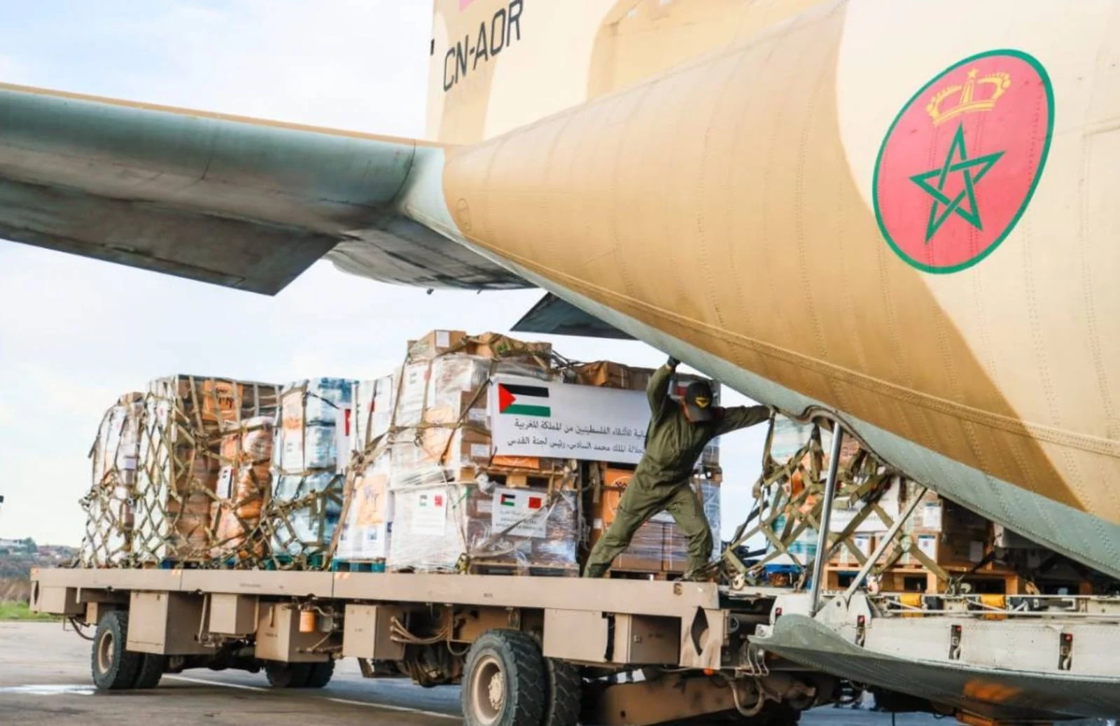 Maroc : une nouvelle aide humanitaire envoyée à Gaza sur Hautes Instructions Royales
